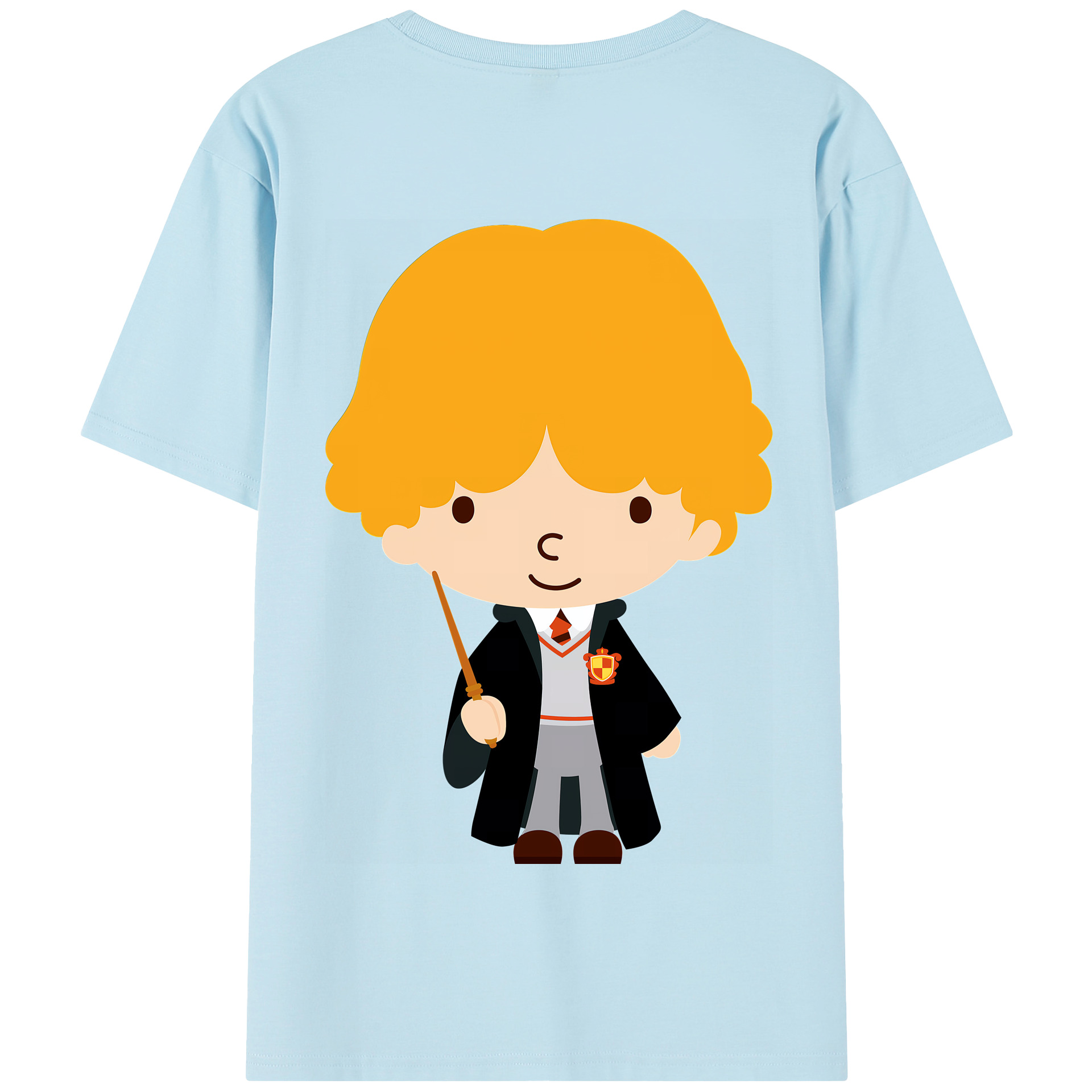 （画像用） Harry Potter ハリー・ポッターシリーズ 綿100％半袖Tシャツ（背面プリント）